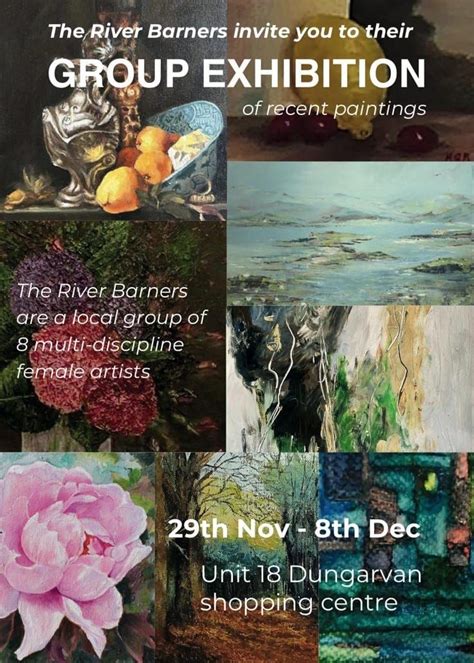 River Barn Artists Pop-Up Exhibition, Dungarvan, County Waterford, 29 ...