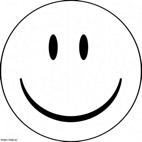 Smiley Face coloring page