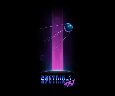 Download wallpaper Space, Style, Background, USSR, USSR, Art, Satellite ...