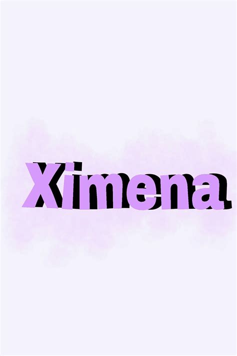 Ximena Nombre Letras Para Imprimir