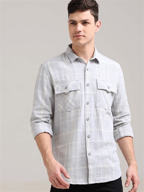 Blue and Red Check Shirt for Men | Classic Casual Wear – Estilocus
