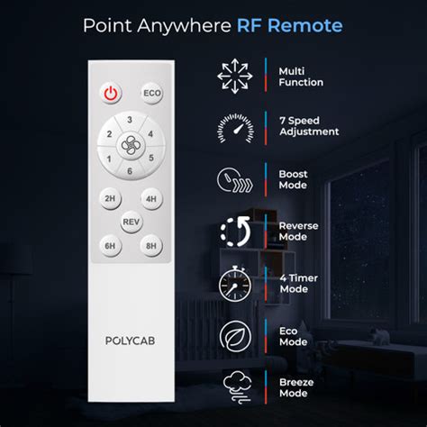 Polycab FCESPST013M with 3 Year Warranty Remote Controlled 1200 mm ...