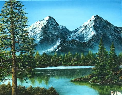 Mountain Oil Paintings On Canvas at Christina Peltier blog