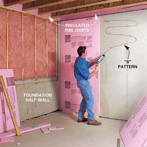 How to Finish a Basement | Framing basement walls, Basement insulation ...