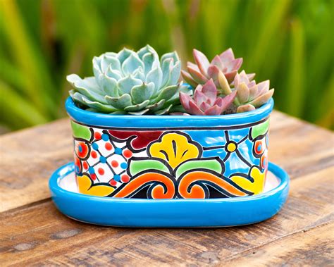Home & Living Indoor Planters drainage hole Mexican pot Mexican ...