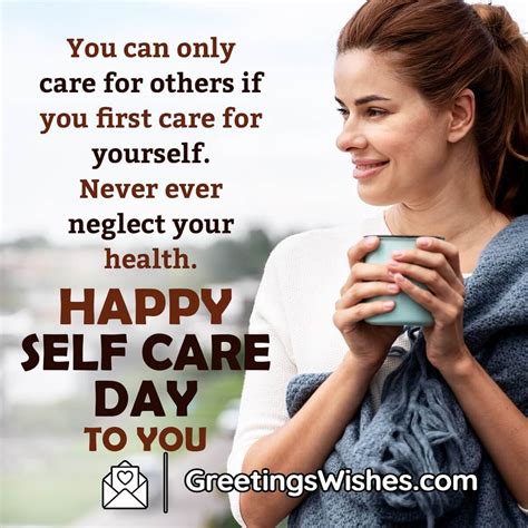 International Self-Care Day Messages and Quotes (24 July) - Greetings ...