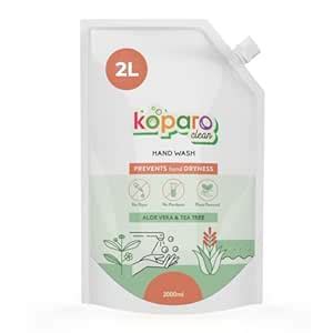 Koparo Natural Hand Wash Liquid | 2 Litres | Aloe & Green Tea Fragrance ...
