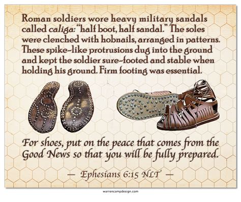 Paul’s Ephesians: 6:14–15 Commentary by Warren Camp