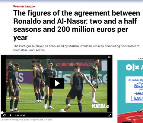 This post falsely claims that Cristiano Ronaldo has accidentally leaked his new club in his ...