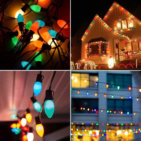 Retro Colored Christmas Lights
