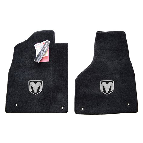 Ram Head 1500 Rebel HEMI Mopar Logo Floor Mats