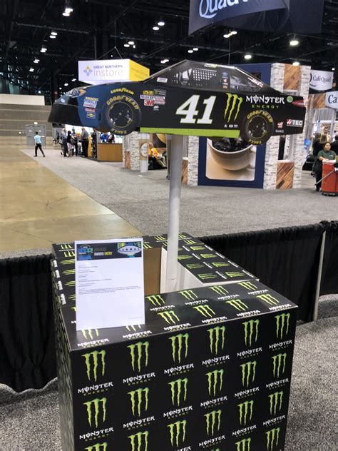 Monster Energy Drink Corrugated Display with Pole Topper - MRL Promotions