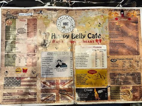Menu at Happy Belly Cafe: A path to your heart..., Raipur, Sec 1
