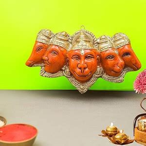 spshoppes Panchmukhi Hanuman ji Murti/Statue Sankat Mochan Hanuman ji ...