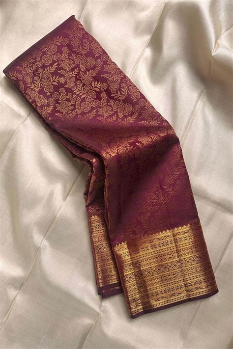 Evocative Purple Soft Banarasi Silk Saree With Captivating Blouse Piec ...