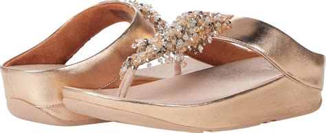 Buy FitFlop Rumba Beaded Rose Gold 8 M B Online India | Ubuy