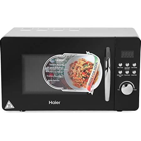 Haier 20L Convection Microwave Oven (HIL2001CWPH, Black/White) : Amazon ...
