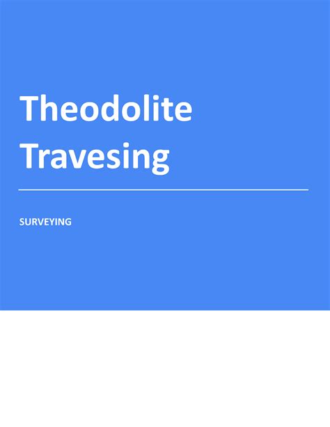 Theodolite Travesing - Triangulation - network- Signals. Baseline ...