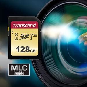 Transcend 500S 32GB SD Card, SDHC, C10, UHS-I U1, V30, MLC NAND Flash ...