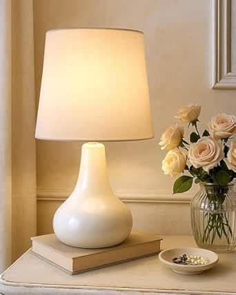 Buy Celestial Modern Table Lamp, Beige Plastic, Small Size, Energy ...