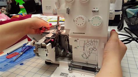 Image result for How to Thread Singer ProFinish Serger