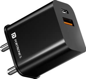 Portronics 20 W PD 3 A Wall Charger for Mobile - Portronics : Flipkart.com