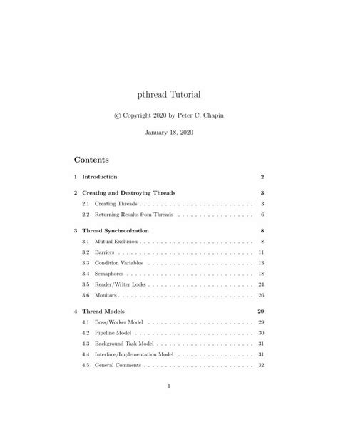 C Pthread Tutorial 的图像结果