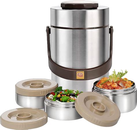 Amazon.com: Thermos Food Container, Hot Food Container, 3 Tier ...