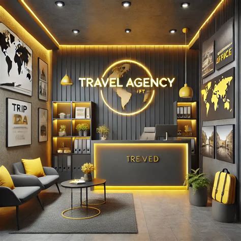Office Travel Agency Design in 2025 | Office interior design modern ...