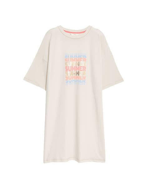 Buy Cotton Modal Cool Comfort™ Nightdress at Marks & Spencer