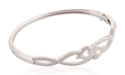 Buy Allure International Silver Metal Bracelet for Women (AI 305) at ...