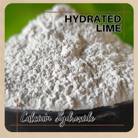Hydrated Lime/Calcium Hydroxide 1kg (200-325 mesh particle size ...