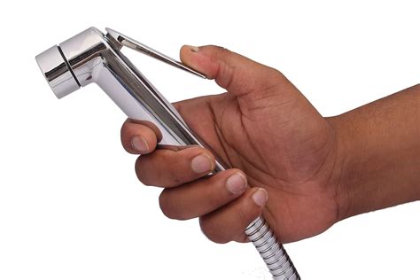 Alnico Premium Chrome Finish Health Faucet with Stainless Steel Pipe ...