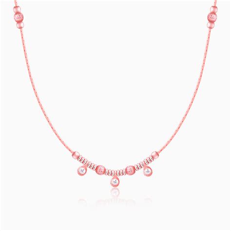 Rose Gold Elegant Charm Necklace – GIVA