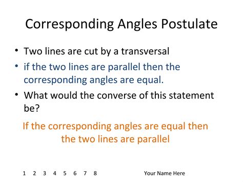 3rd Test - Proving lines are parallel | PPT