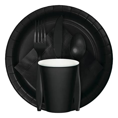 Black Paper Plates Bulk at Stacey Friedman blog