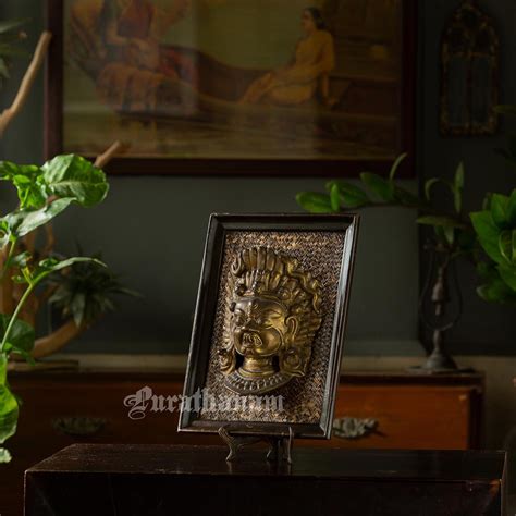 Bhairava Mask - Brass – Purathanamstore