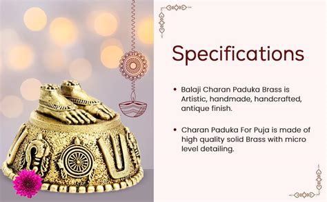Buy anciently Balaji Charan Paduka | Vishnu Charan Paduka | Charan ...