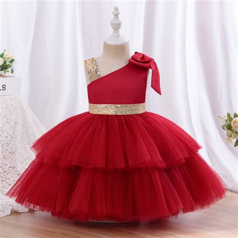 Beautiful Multi Frill Party Dress Frock – First Little Smile