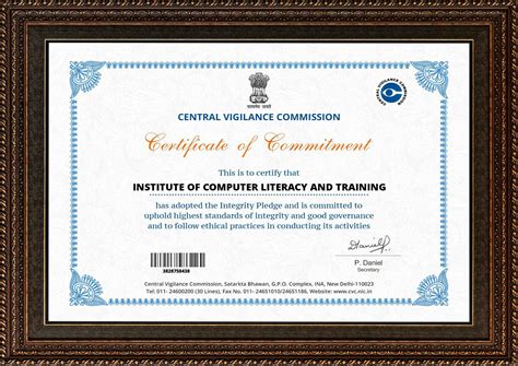 Approval & Recognition | Institute of Computer Literacy and Training
