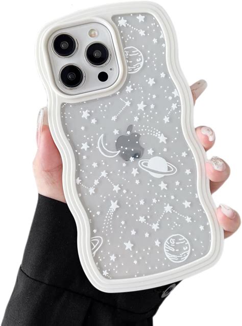 Amazon.com: ZTOFERA for iPhone 16 Pro Max Case 6.9 inch,Cute Curly Wave ...