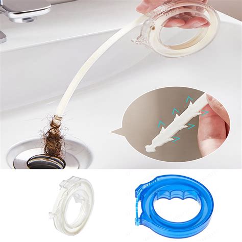 2PCS Drain Clog Remover, Snake Drain Cleaner Hair Clog Remover Tool ...