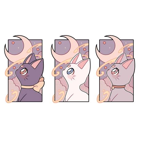 Sevi 🌱🌸 Digital Artist on Instagram: "Sailor Moon Cats 🌙💫 . . # ...