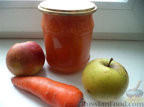 Рецепт: Яблочно-морковный сок на RussianFood.com