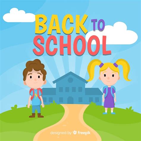 Rückkehr in die Schule | Kostenlose Vektor