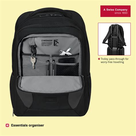 Wenger, New Essentials 2023, XE Extent 17 inches Laptop Backpack, 37 l