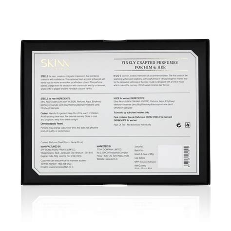 Buy SKINN Steele and Nude Gift pack- 20ml x 2 Eau De Parfum | Shop Now