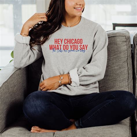Cubs Go Cubs Go Lyrics Sweatshirt, Chicago Tank Top, Chicago, Go Cubs ...