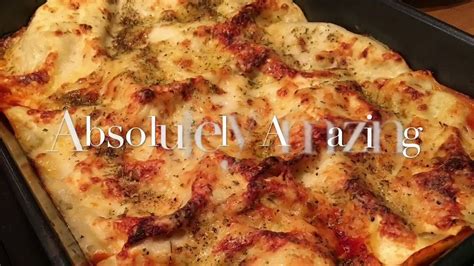 Vegetarian Lasagne with husband   YouTube