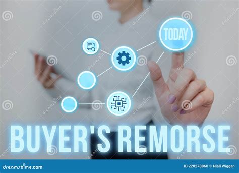 Text Showing Inspiration Buyer S is Remorse. Concept Meaning a Feeling ...